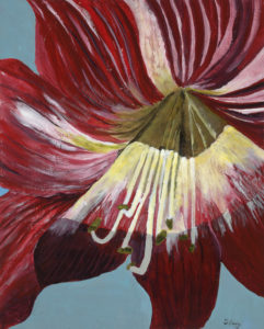 Amaryllis in Bloom, 24" x30", $1200